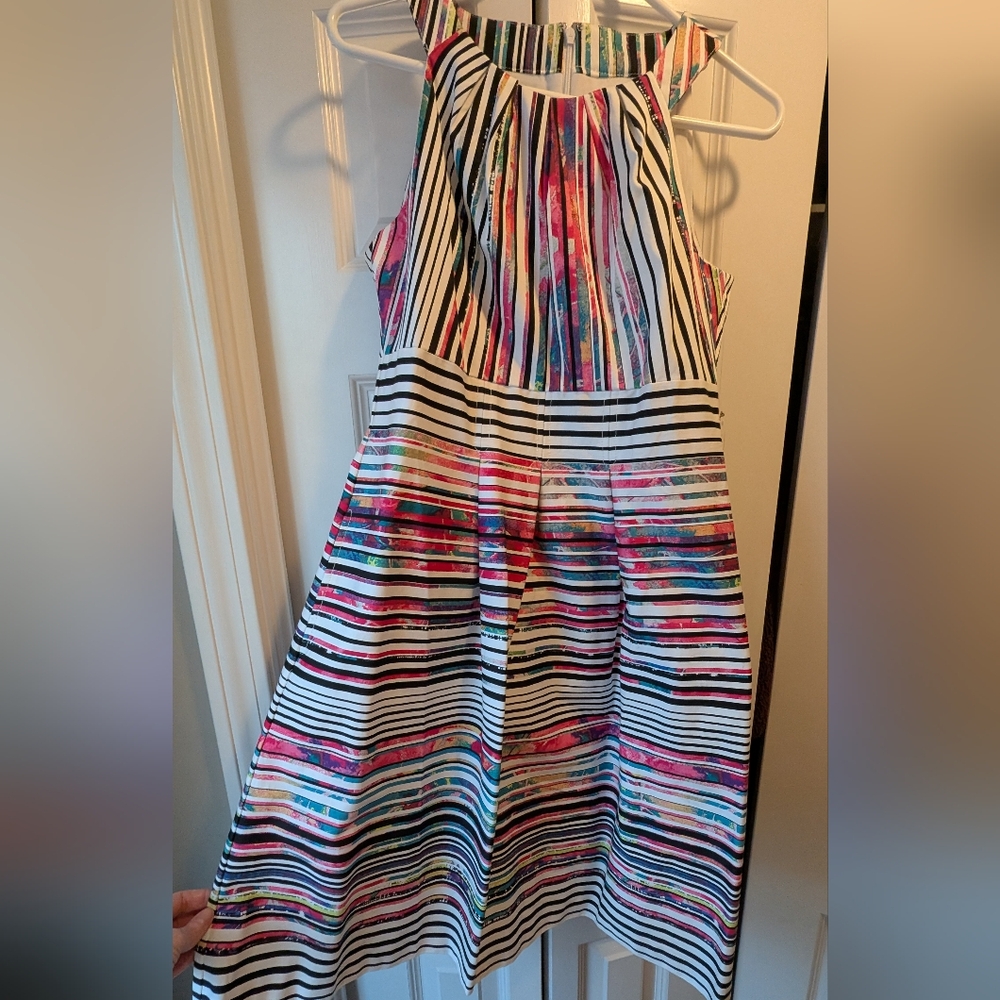 Nine West Rose Combo Dress (Size 4)